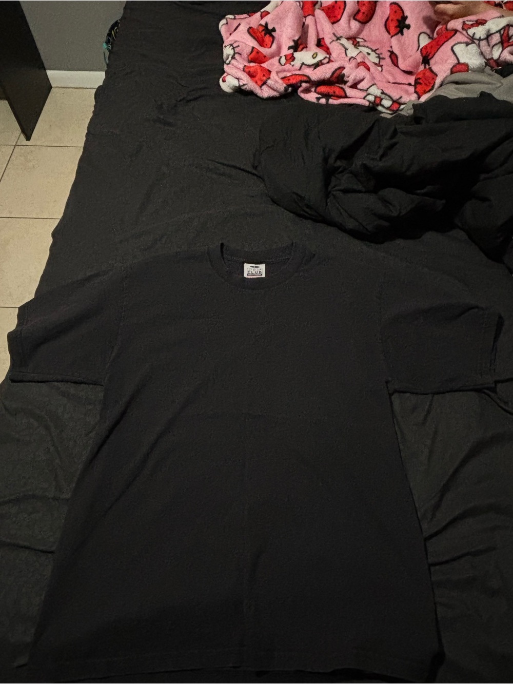 Classic Black Short Sleeve Crewneck Tee